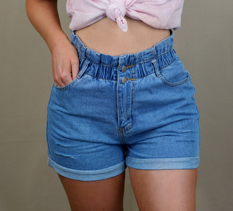 Daisy Denim Shorts